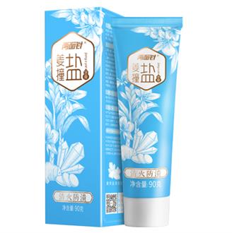 兩面針姜撞鹽牙膏